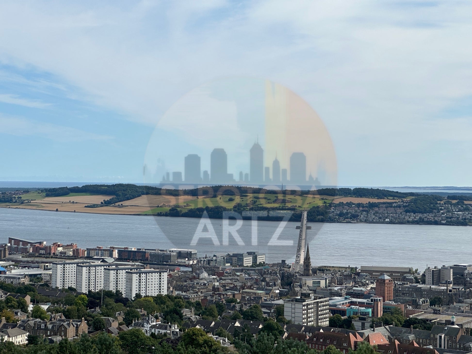 Dundee Law City View Digital Art