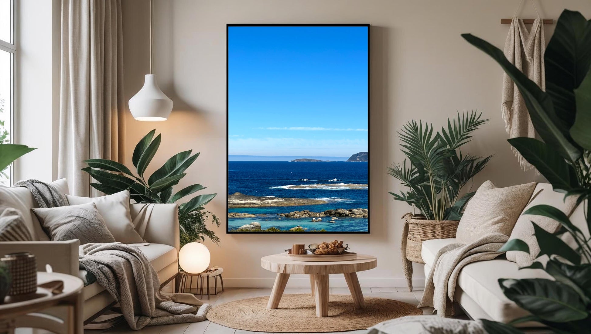 Albany's Misery Beach Framed Wall Art