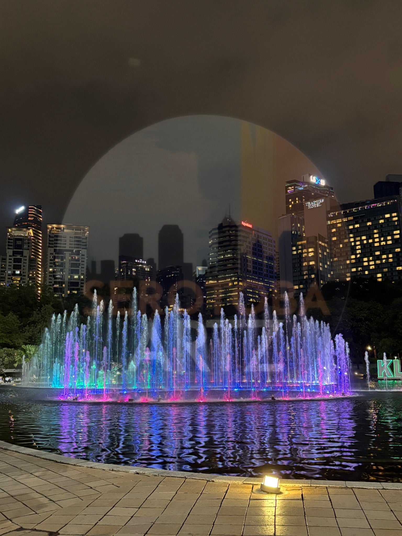 Kuala Lumpur Water Show Digital Art